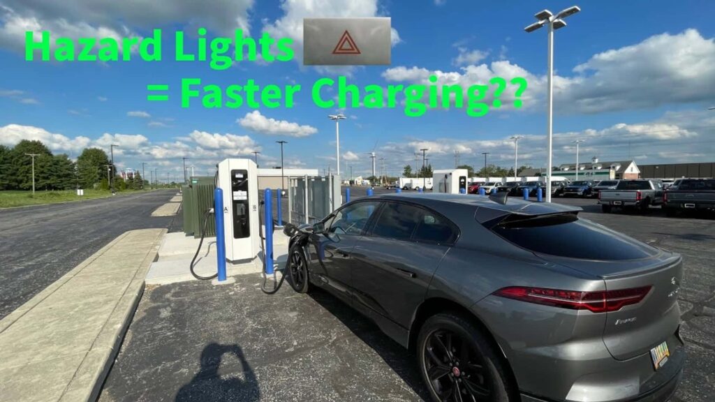 Activate Hazard Lights For Faster Jaguar I Pace Charging Speed