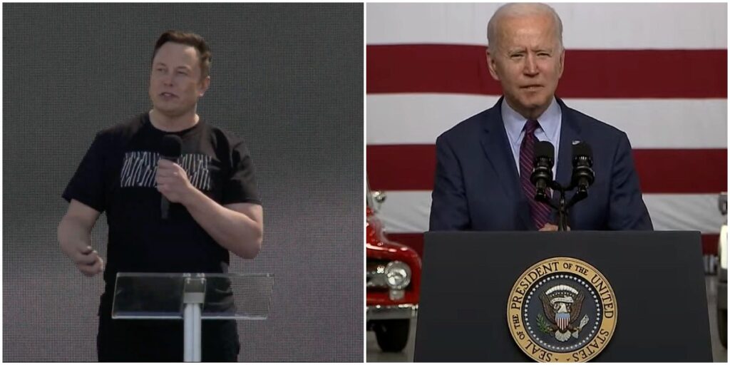 Biden Criticizes Musk After Support For Trump Announced