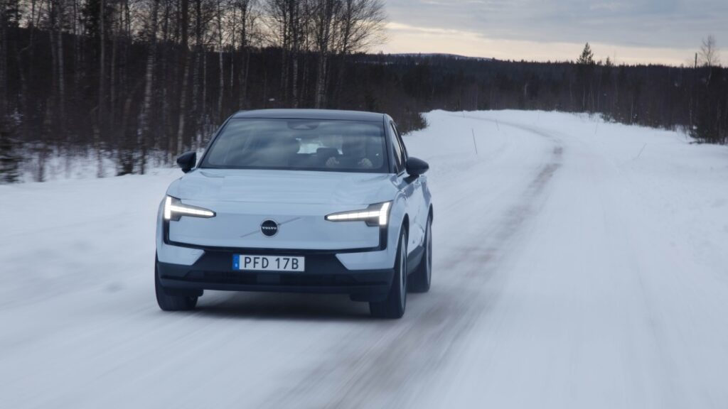 Explore Sweden's Icy Terrain In The 2025 Volvo Ex30: A