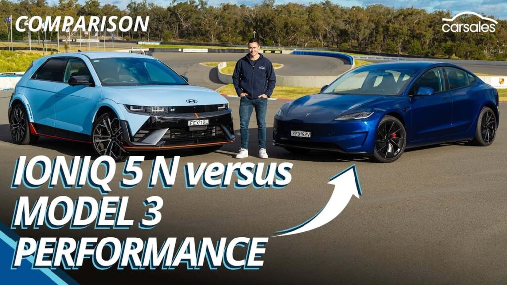 Hyundai Ioniq 5 N Outpaces Tesla Model 3 Performance—with A