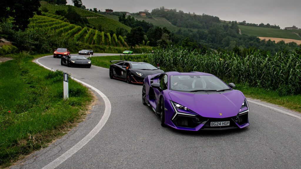 Lamborghini Esperienza Giro 2024 Ventures Through The Scenic Langhe, Piedmont