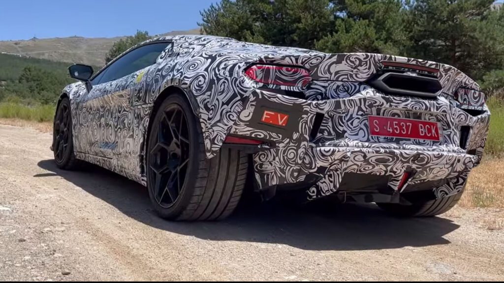 Lamborghini Temerario Prototype Spotted During Road Testing