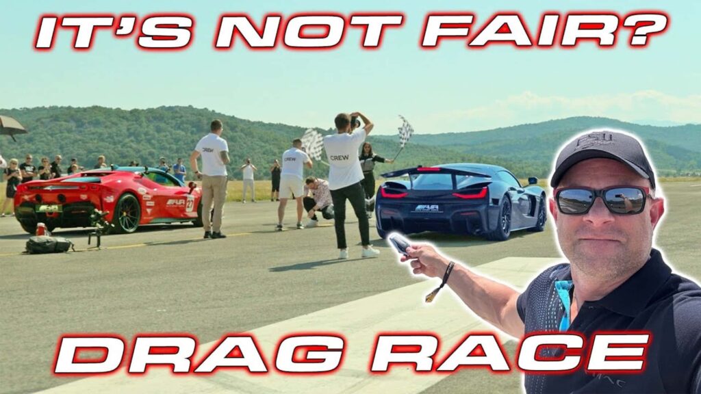 Rimac Nevera Obliterates Ferrari Sf90 In Jaw Dropping Race Showdown