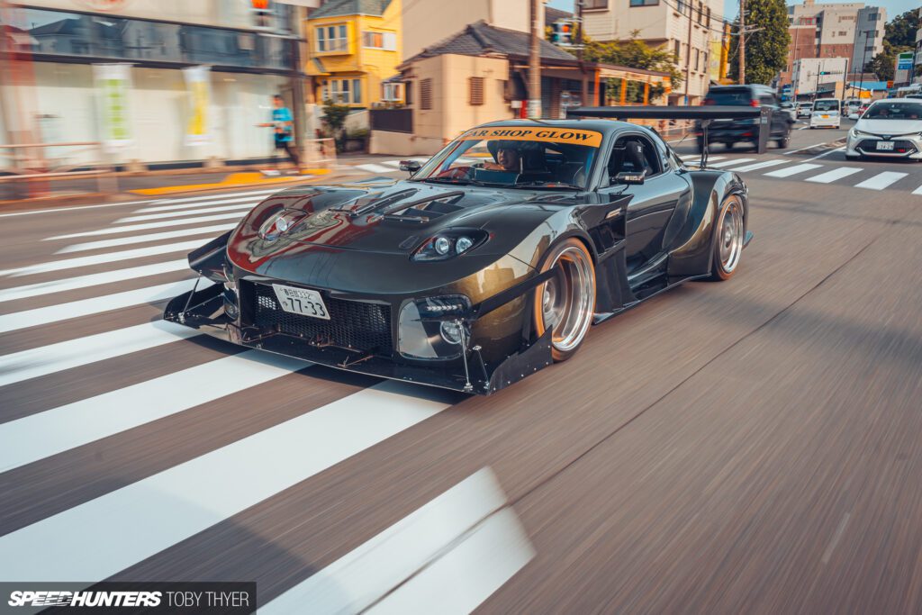 Tani's Ultra Wide Rx 7: A Gt Race Car Adapted For Road