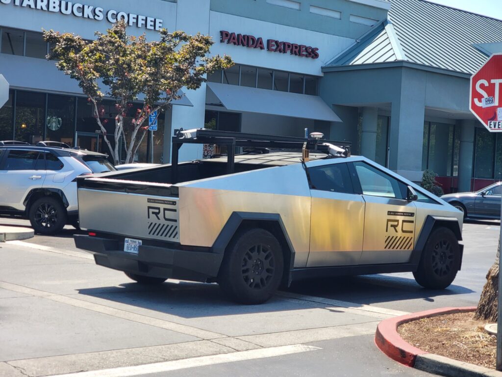 Tesla Cybertruck Reveals New Rooftop Sensor Array In Recent Sighting