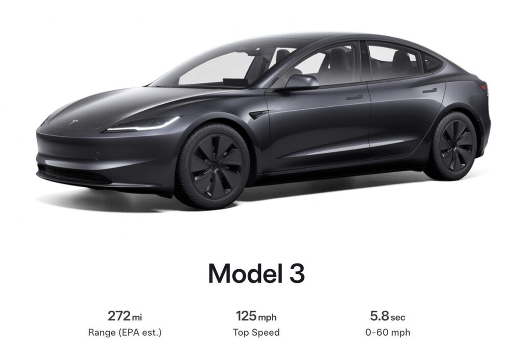 Tesla Introduces Affordable Model 3 Long Range Rwd Under $35,000