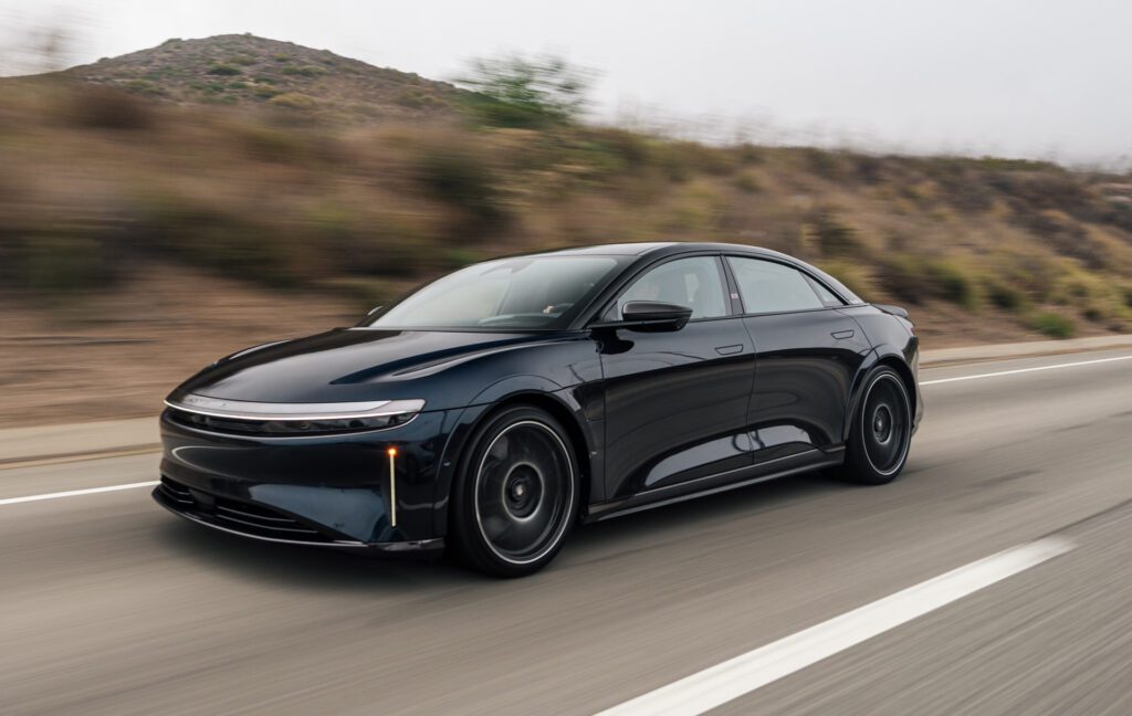 Armored Lucid Air Sapphire Features Innovative Electric Shock Door Handles