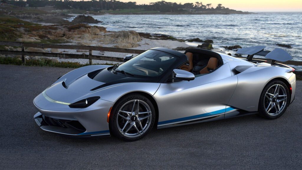 Automobili Pininfarina Battista Targamerica Shines At Motorsport Gathering Event