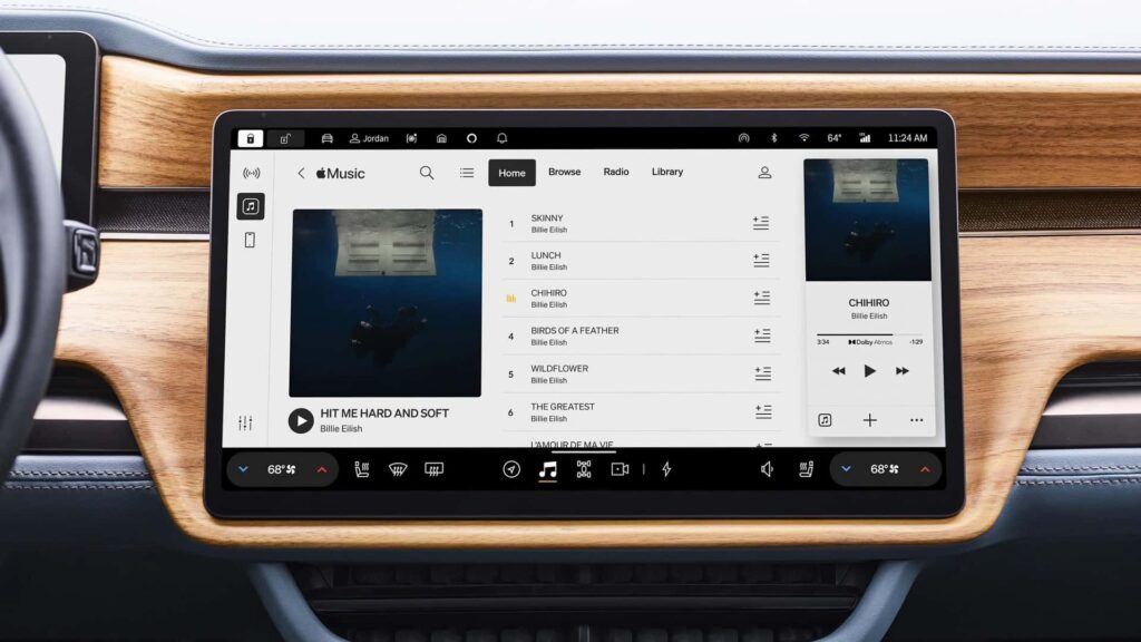 Rivian Opts Out Of Carplay; Subscription Needed For Its Substitute