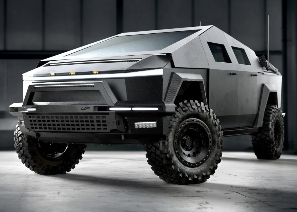 Tesla's Cybertruck Transforms Into A Jaw Dropping Military Vehicle