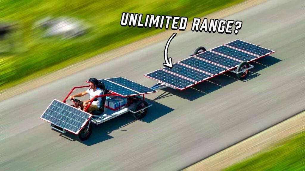 Youtuber Creates Solar Powered Ev With Unlimited Range Potential