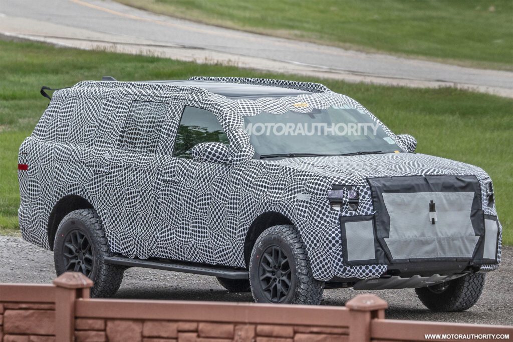 2025 Ford Expedition Spy Photos Released Ahead Of October 3rd