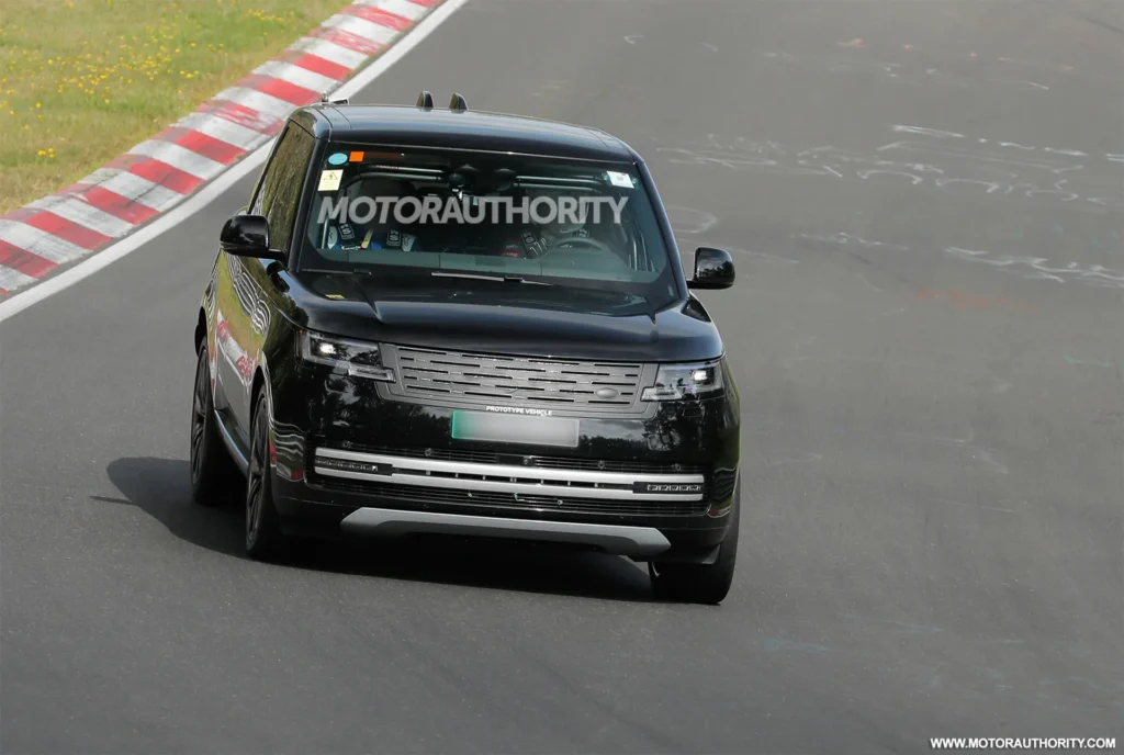 2026 Electric Range Rover Caught Testing At Nürburgring.