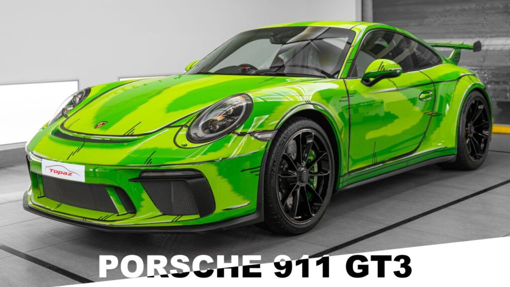 Artistic Masterpiece On Wheels: Spray Painted Porsche 911 Gt3 Unveiled