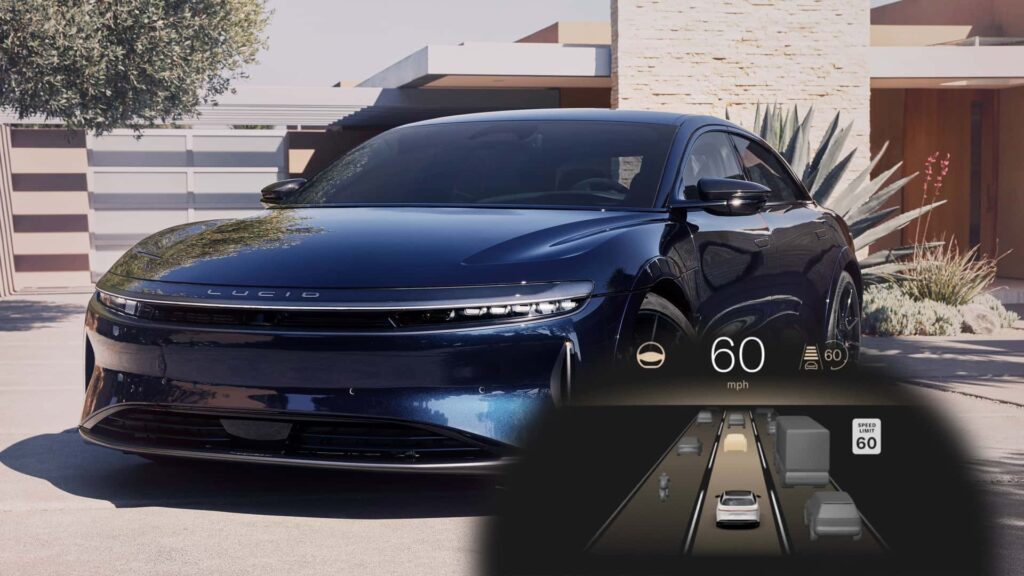 Lucid Air Introduces 3d Lane Visualization, Drops Amazon Alexa Support