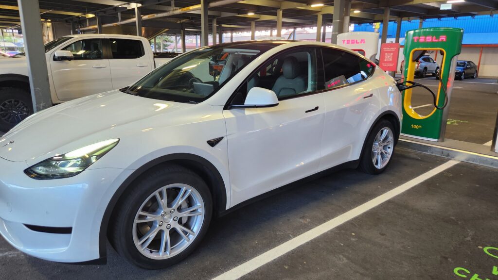 Tesla Unveils Landmark Supercharger In Australia With Ideal Theme