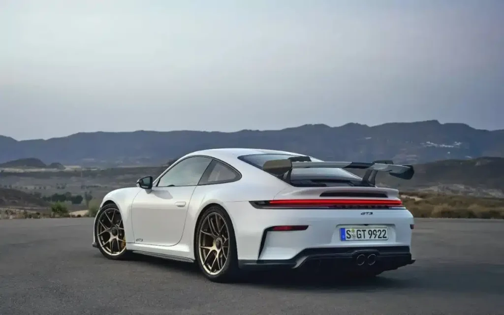 Enhanced Aerodynamics And Manual Gearbox Define The Porsche 911 Gt3