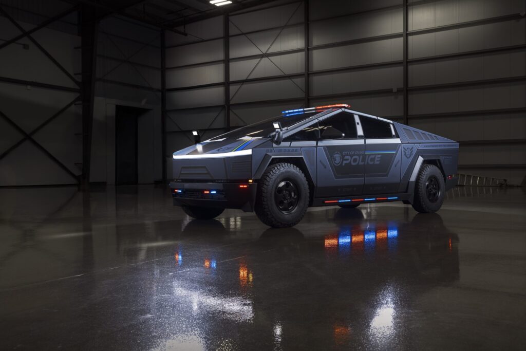 Irvine Police Introduce Tesla Cybertruck Fleet For Dare Initiatives