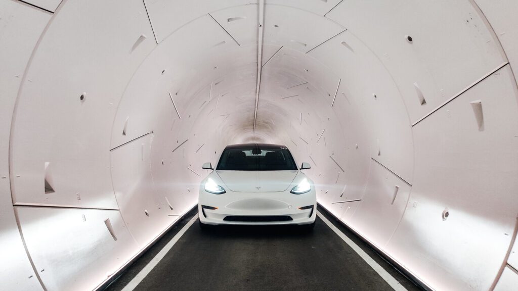 Tesla Giga Texas Tunnel Approaches Finish With Fresh Paintwork