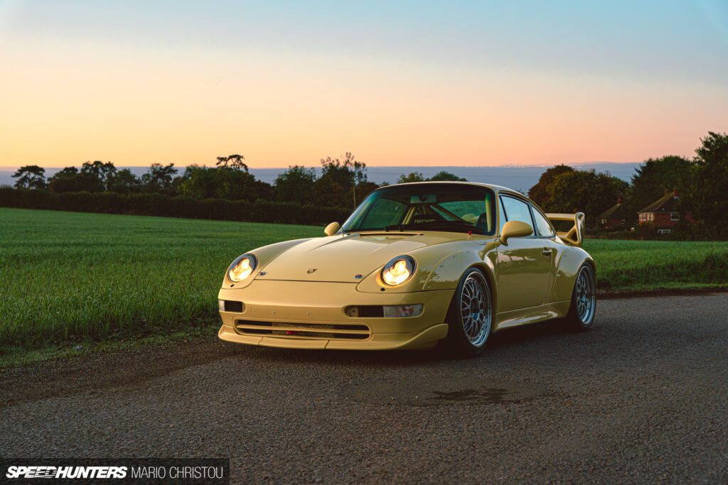 Discover The Unique Pastel Yellow Porsche 993 Cup 3.8 Rsr