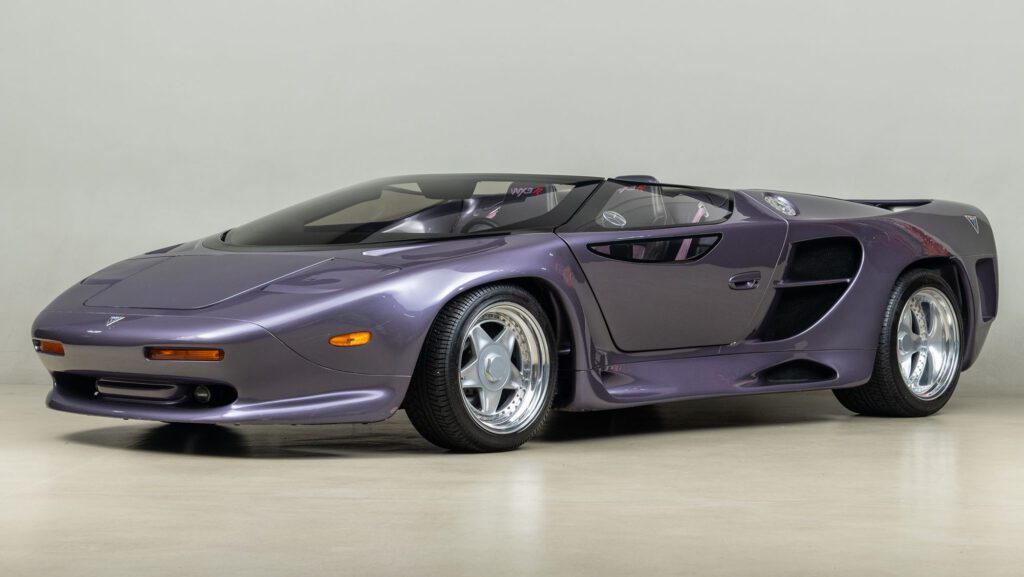 Prototype Of The 1993 Vector Avtech Wx 3r Roadster: A Rare