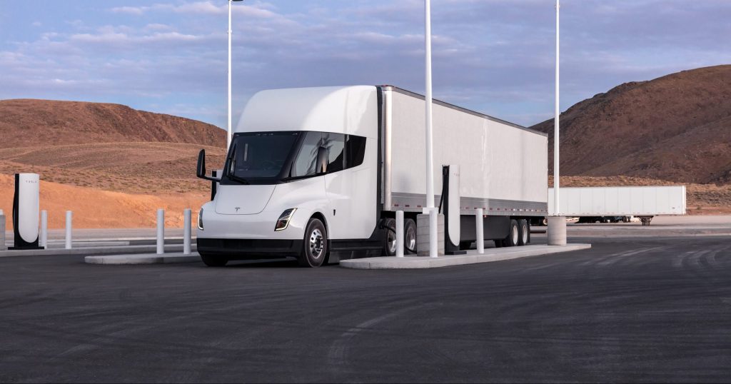 Biden Administration Overlooks Tesla In Ev Semi Charging Corridor Grants