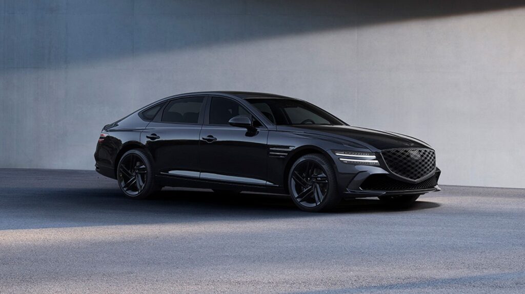 Discover The Stealthy Design Of The 2025 Genesis G80 Black