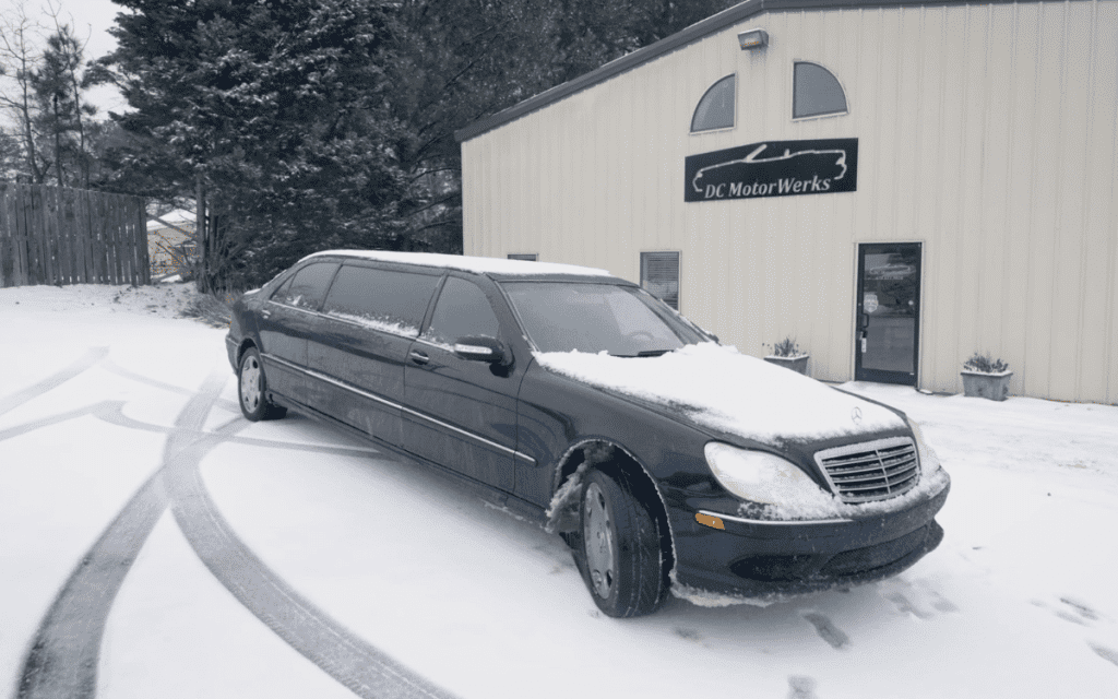 Mercedes Benz Specialists Conduct Snow Tests On Custom Luxury Limousine