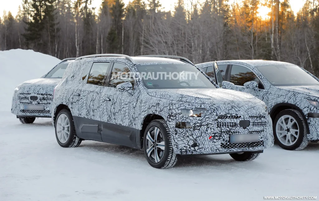 2027 Mercedes Benz Glb Electric Suv Spotted In Leaked Video Footage