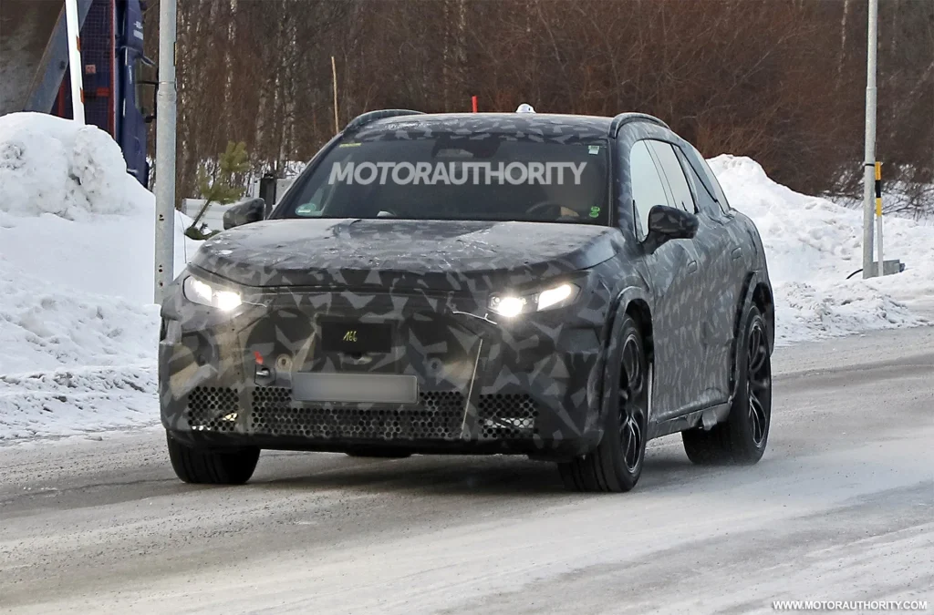 2028 Mercedes Amg Full Size Electric Suv Spotted During Testing Trials