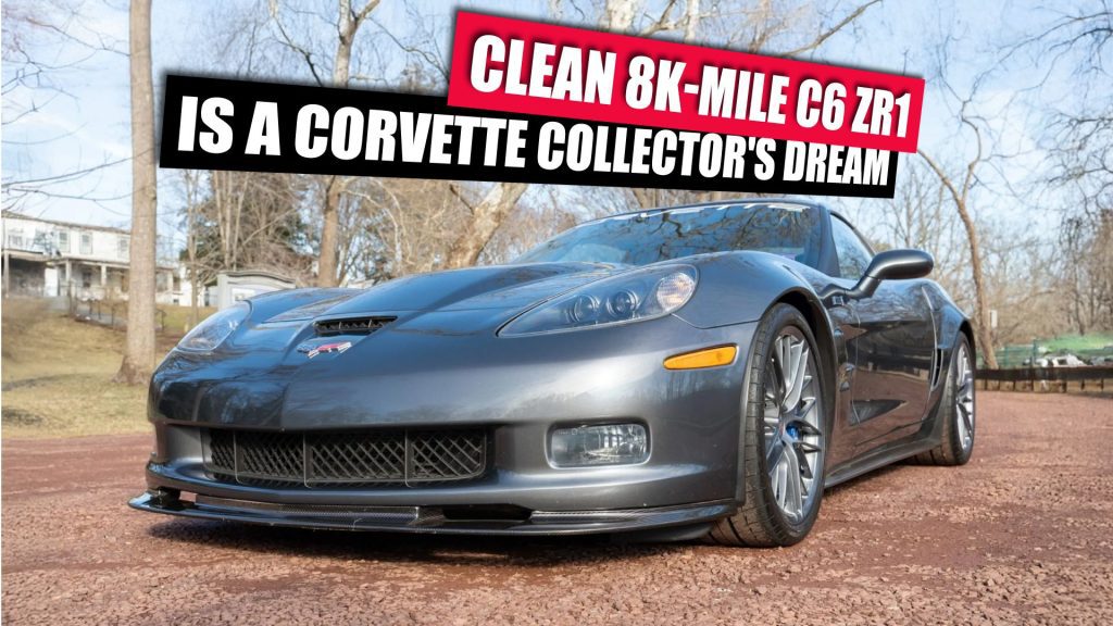 Auction Opportunity: Own A Pristine 8k Mile Chevrolet C6 Corvette